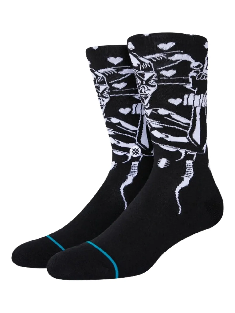 Stance graphic-print crew socks | Black | Image 1