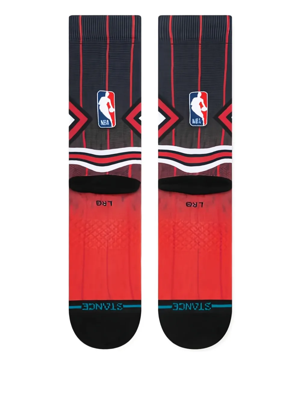Stance X Nba Chicago Bulls Fader Socks In Red