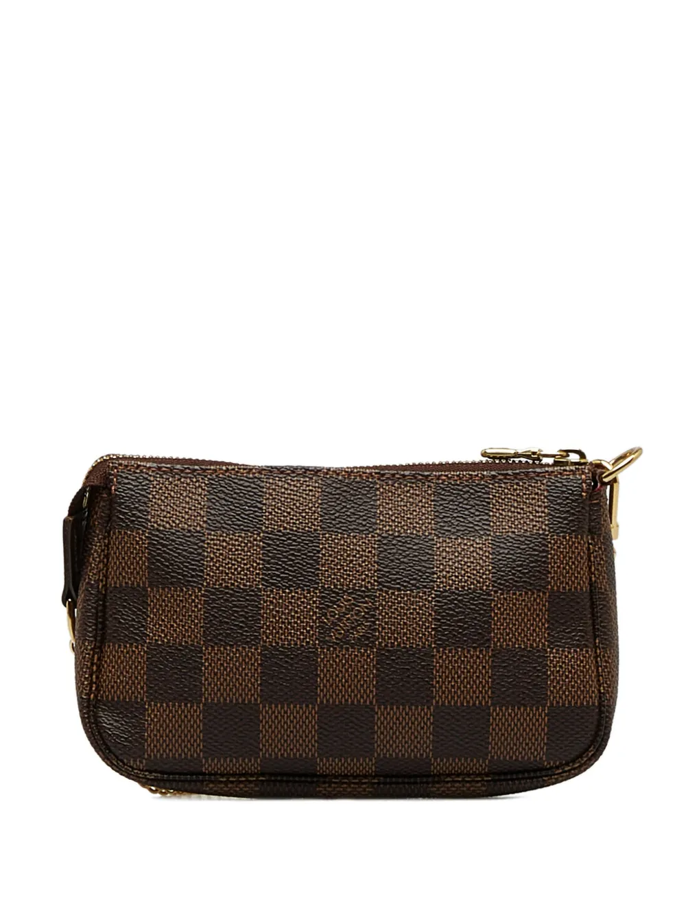 Louis Vuitton 2012 pre-owned mini Pochette Accessoires clutch bag - Bruin