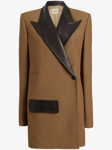 KHAITE The Jacobson asymmetric blazer