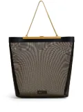 KHAITE The Augusta mesh tote bag - Black