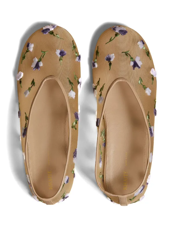 フラットシューズ KHAITE BALLERINA MARCY KHAITE Marcy Ballerina Shoes | Neutrals | FARFETCH