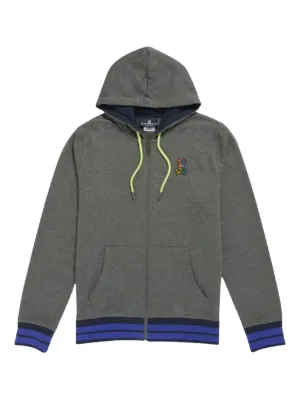 Sweat à Capuche Psycho Bunny Homme - Taille XL - Noir - Brodé - Pullover Vintage