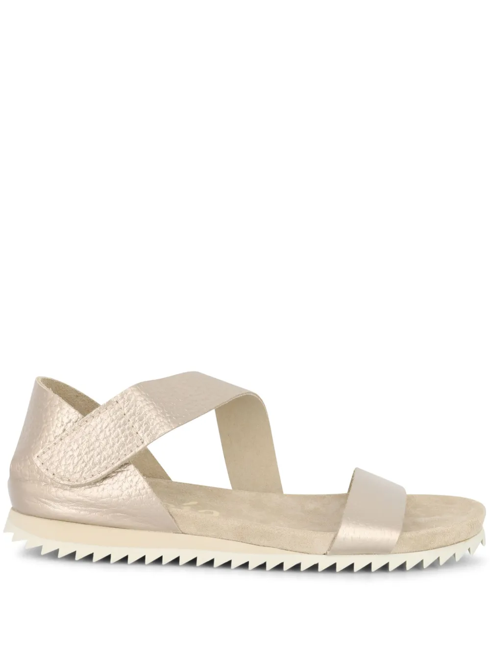 Pedro Garcia Jedda Leather Sandals In Gold