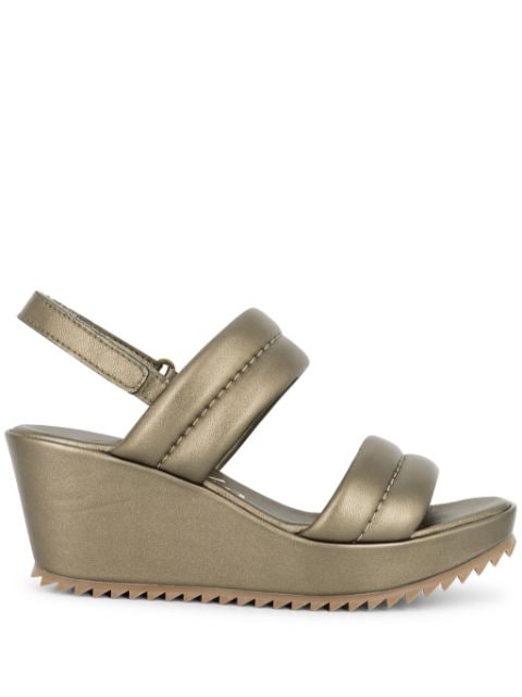 Pedro Garcia Fioralba 60mm leather wedge sandals