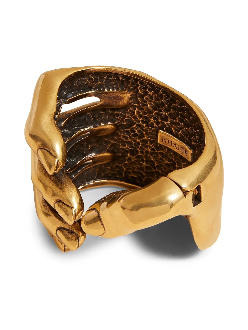 KHAITE sculpted-hand cuff