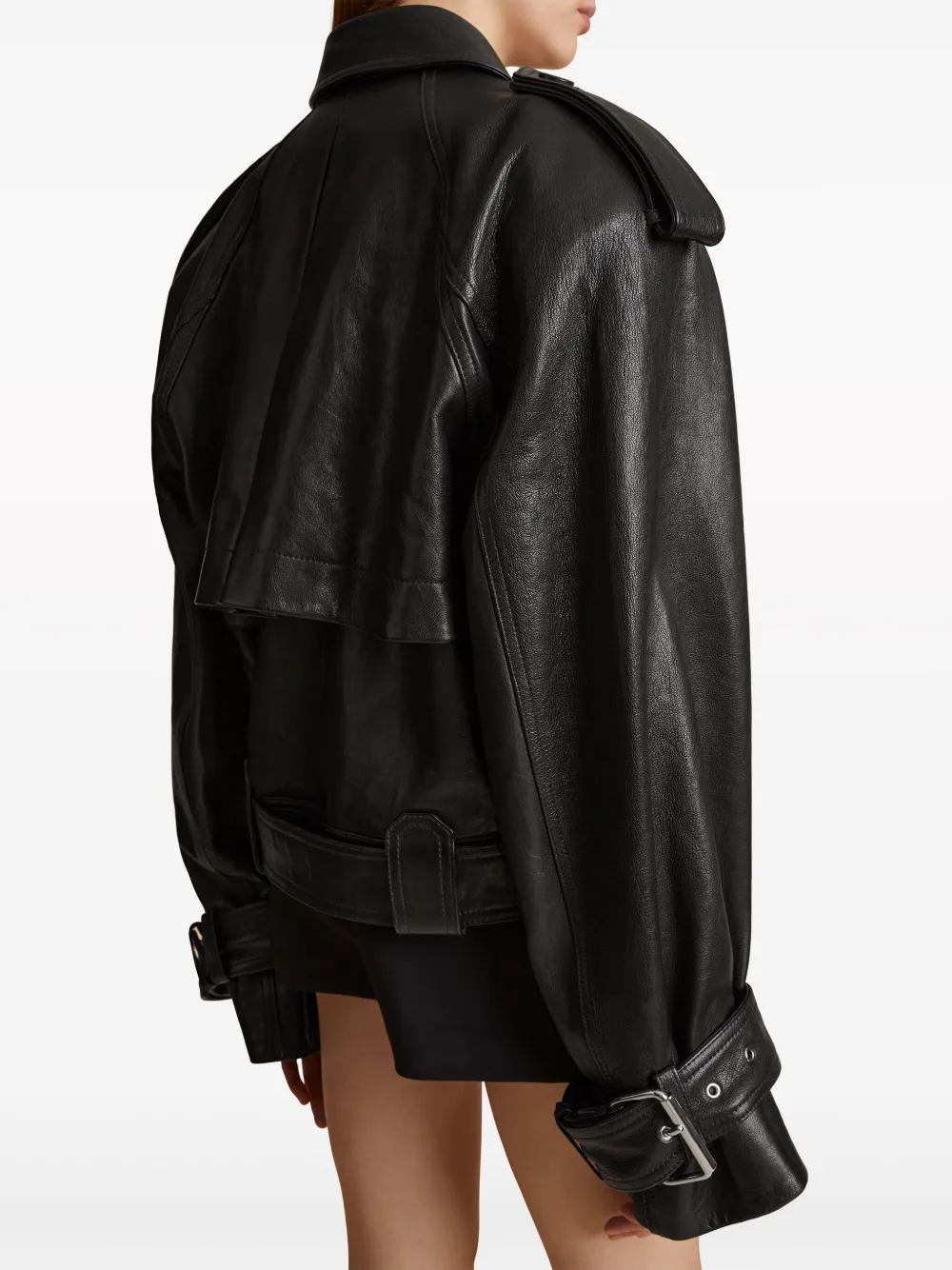 KHAITE The Hammond leather jacket | Image 6