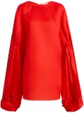 KHAITE The Quico silk blouse - Red