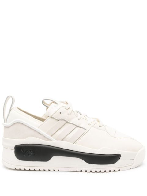 Y-3 Rivalry panelled leather sneakers