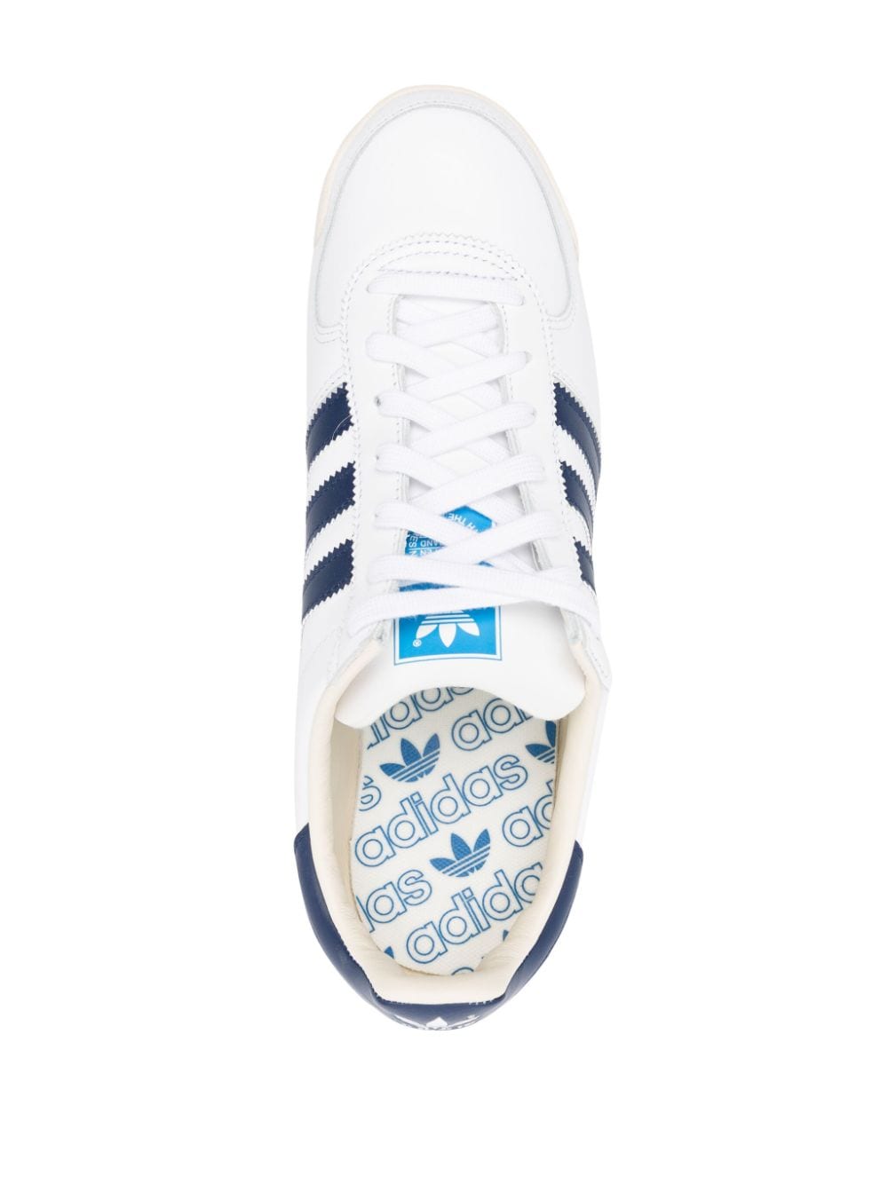 Shop Adidas Originals Guam Leather Sneakers In White