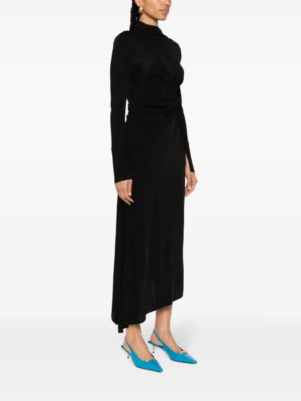 ＜関税込＞Victoria Beckham＊ツイストドレープ ミディドレス 関税込＞Victoria Beckham＊ツイストドレープ ミディドレス