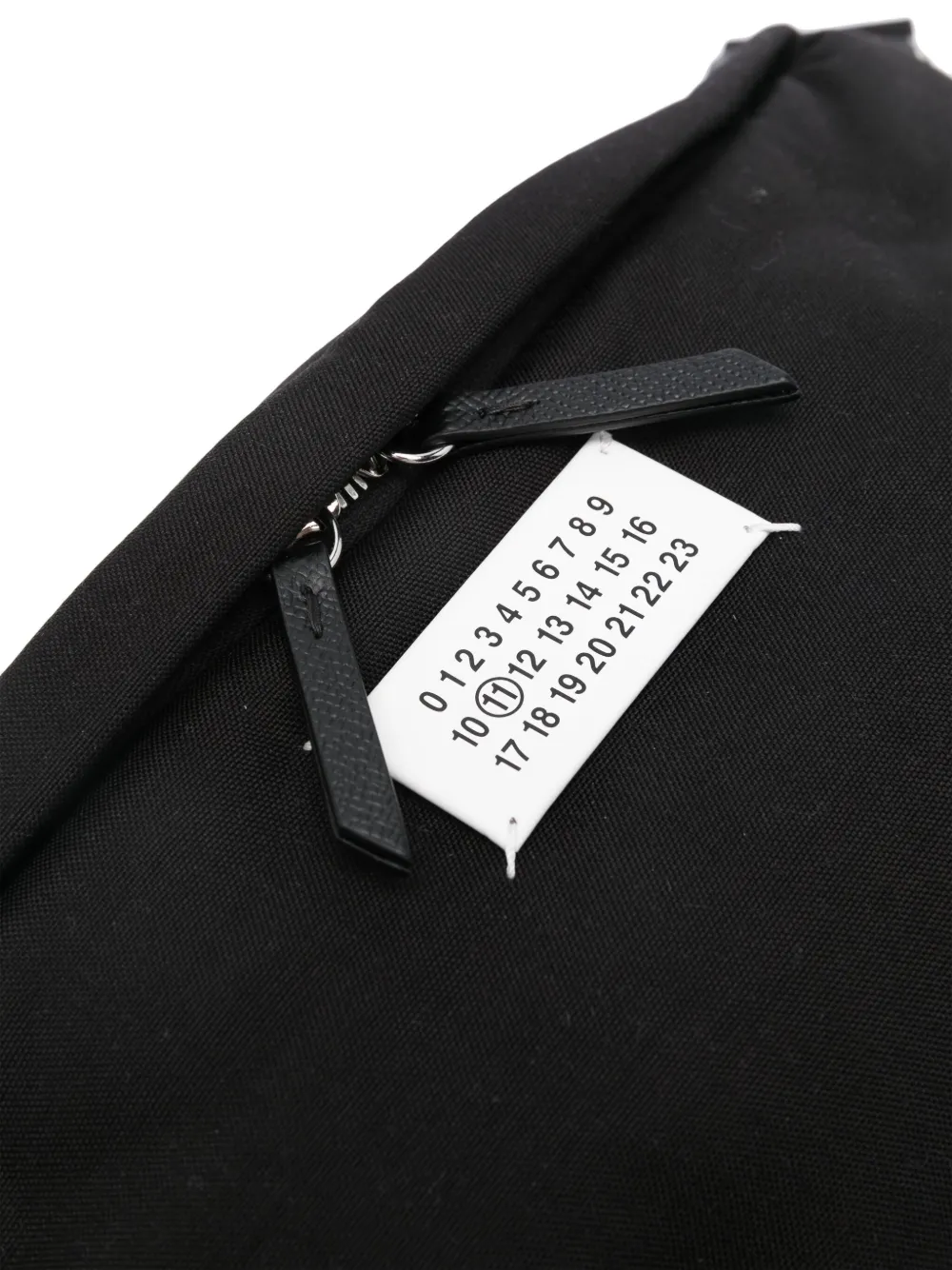 Maison Margiela Heuptas met logopatch Zwart