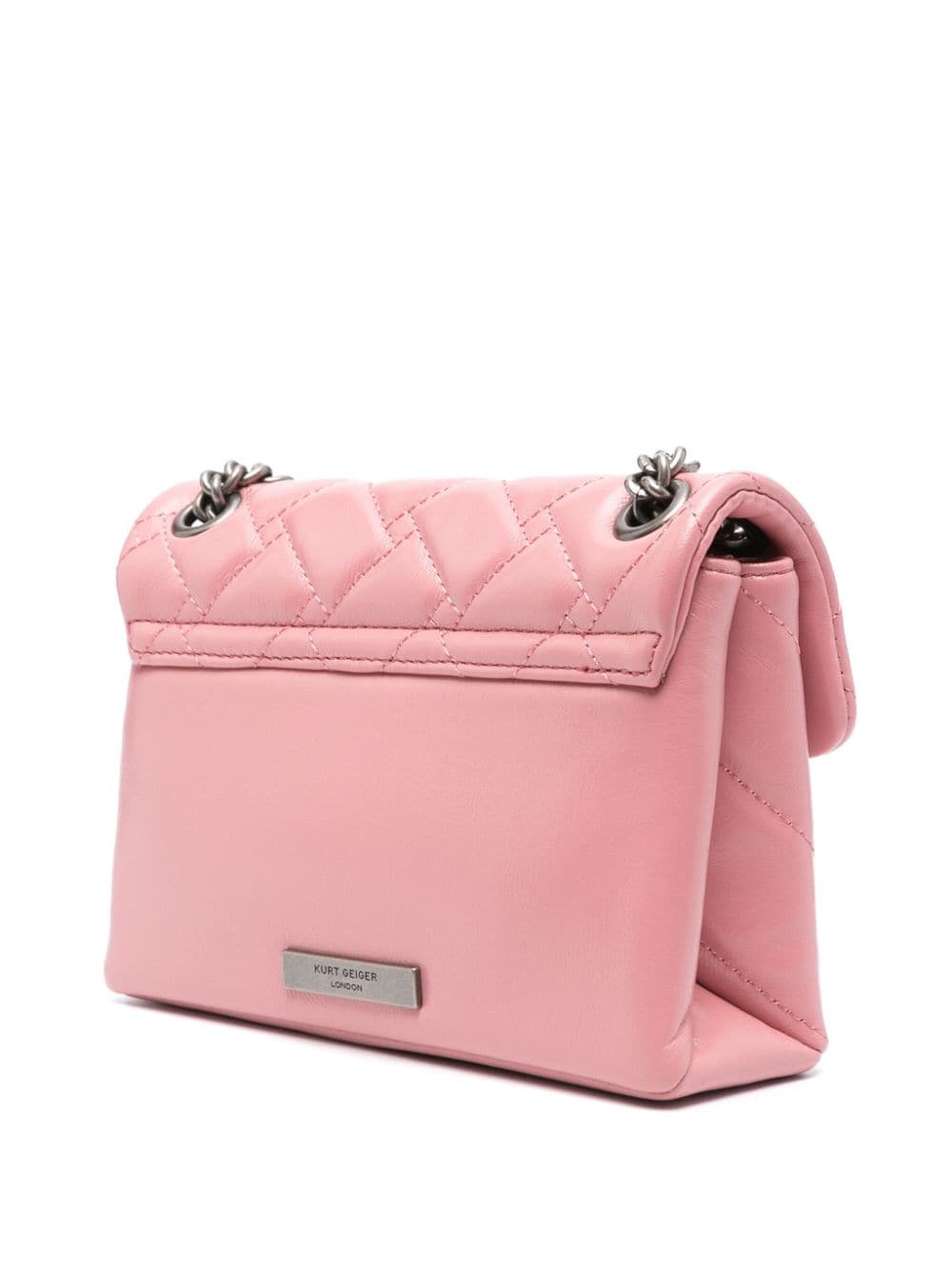 Kurt Geiger London Kensington leren mini schoudertas - Roze