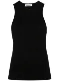 Jil Sander V-neck wool tank top - Black