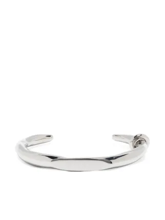 Jil Sander フープカフブレスレット Jil Sander カフブレスレット | グレー | FARFETCH JP