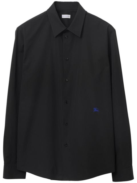 Burberry EKD-embroidered cotton shirt Men