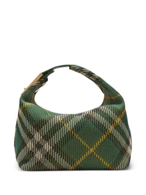 Burberry medium Peg check-pattern shoulder bag Women