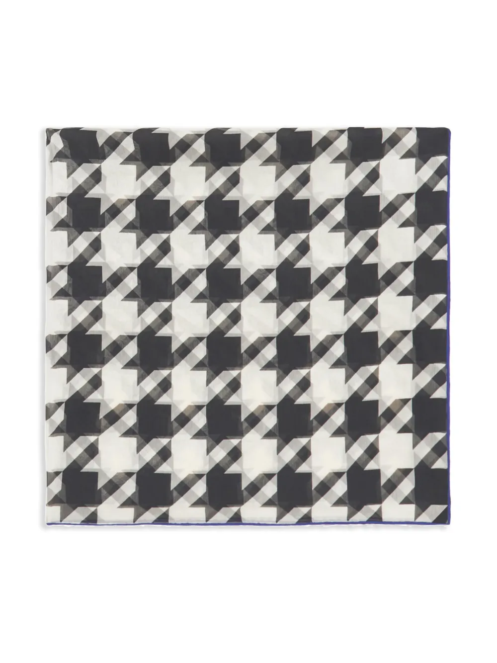 Burberry Sjaal met pied-de-poule print Zwart