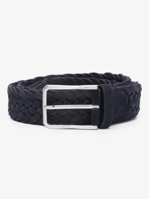 Canali メッシュ スエードベルト