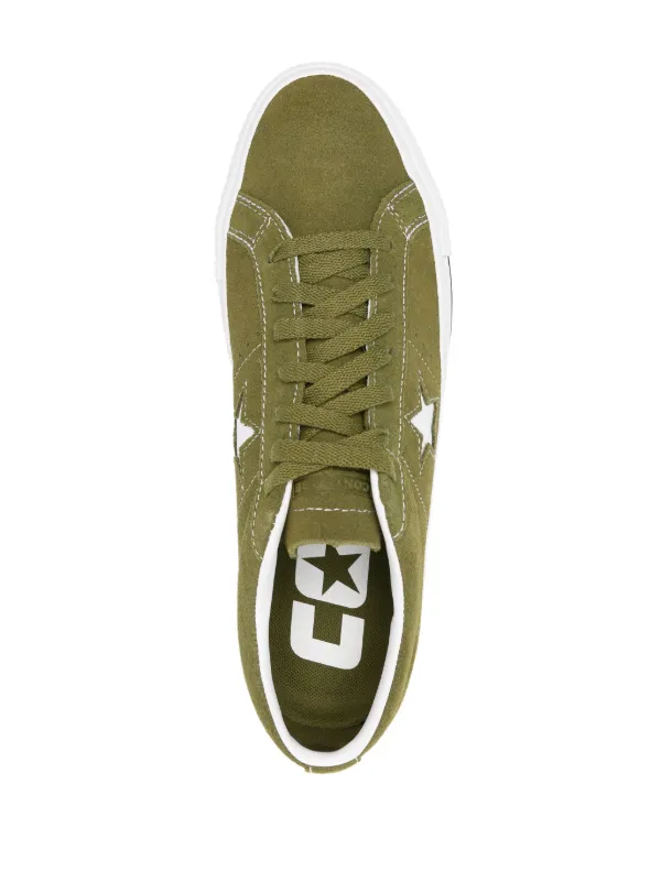 Converse One Star Pro Suede Sneakers Green FARFETCH AO