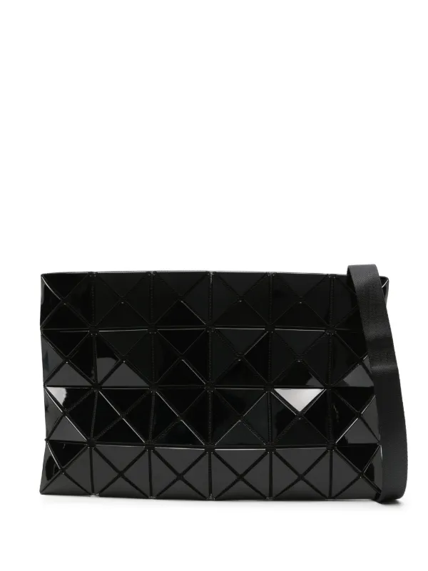 Bao Bao Issey Miyake Lucent Glossy Shoulder Bag Black FARFETCH NZ