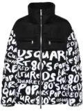 DSQUARED2 D2 Pop 80's two-tone padded jacket - Black