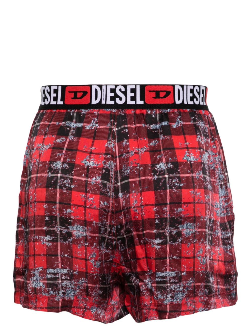 Diesel Boxershorts met logoband Rood