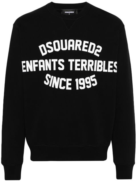 DSQUARED2 logo-print cotton sweatshirt Men