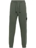 Stone Island Compass-patch cotton track pants - Green