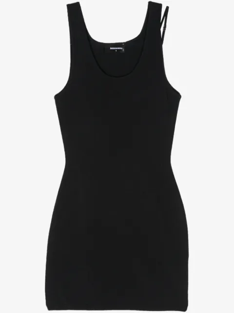 DSQUARED2 logo plaque mini dress