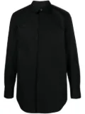 Jil Sander Heavy buttoned cotton shirt - Black