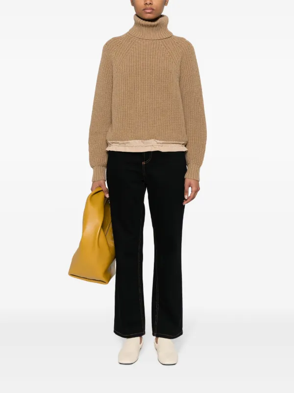 Giorgio Armani roll-neck Jumper Brown FARFETCH EG