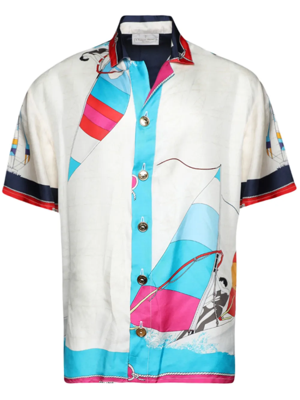 J. Logan Home camisa de seda Odilon | blanco | Image 1