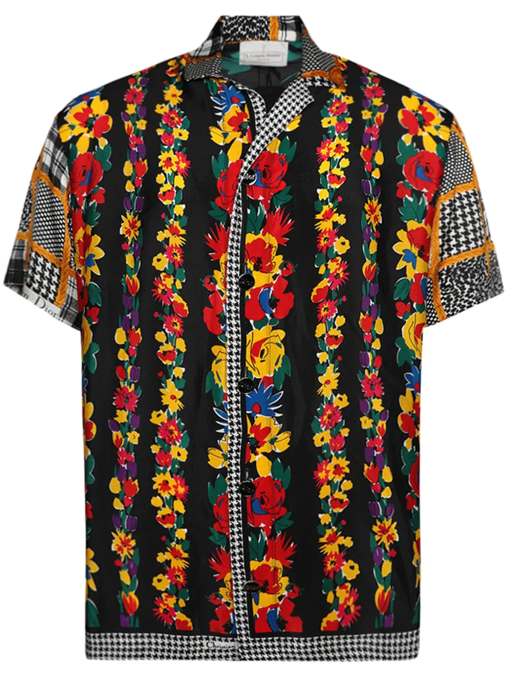 J. Logan Home Sennet silk short-sleeved shirt | Black | Image 1