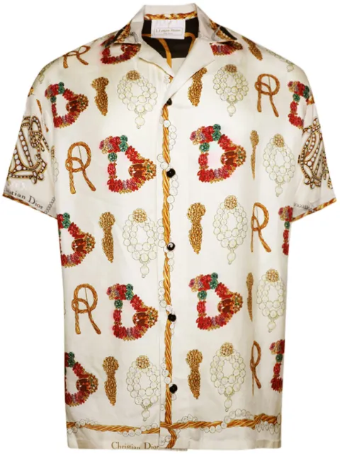 J. Logan Home Joffrey silk short-sleeved shirt