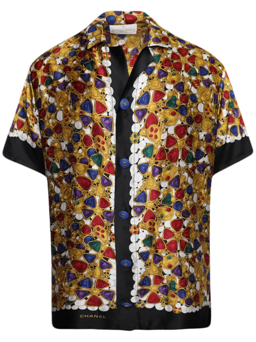 J. Logan Home Sidney Silk Short-sleeved Shirt In Multi