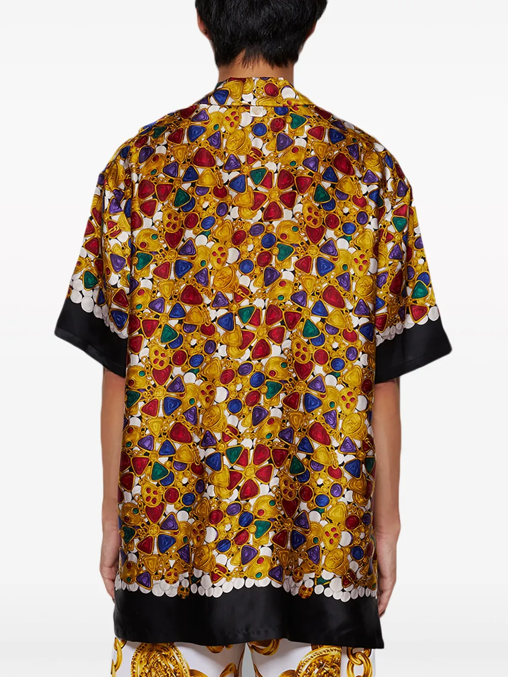J. Logan Home Sidney Silk Short-sleeved Shirt In Multi