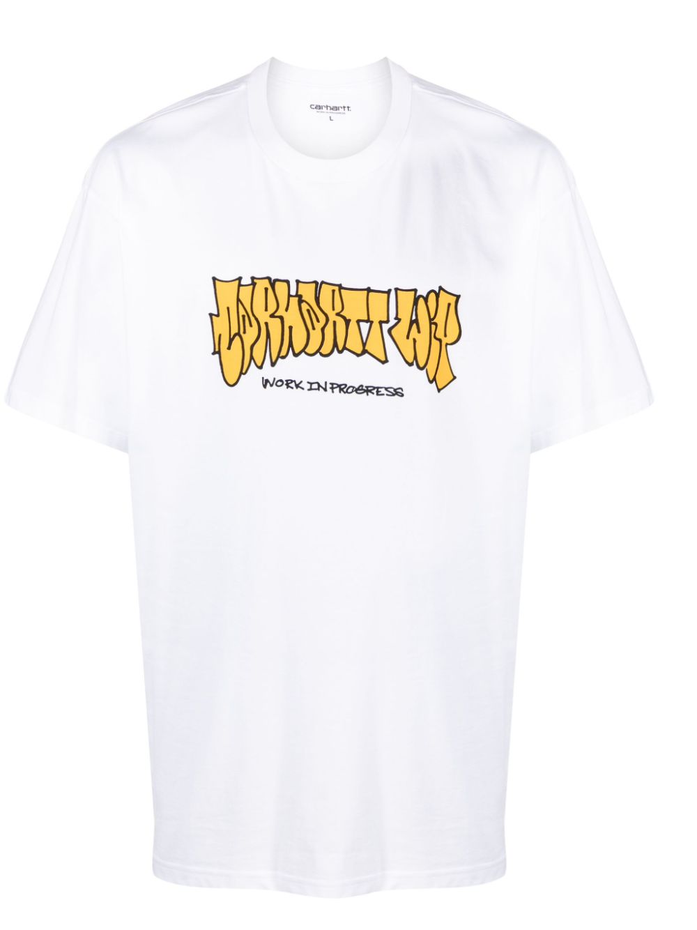 Carhartt Throw Up Organic-cotton T-shirt In White