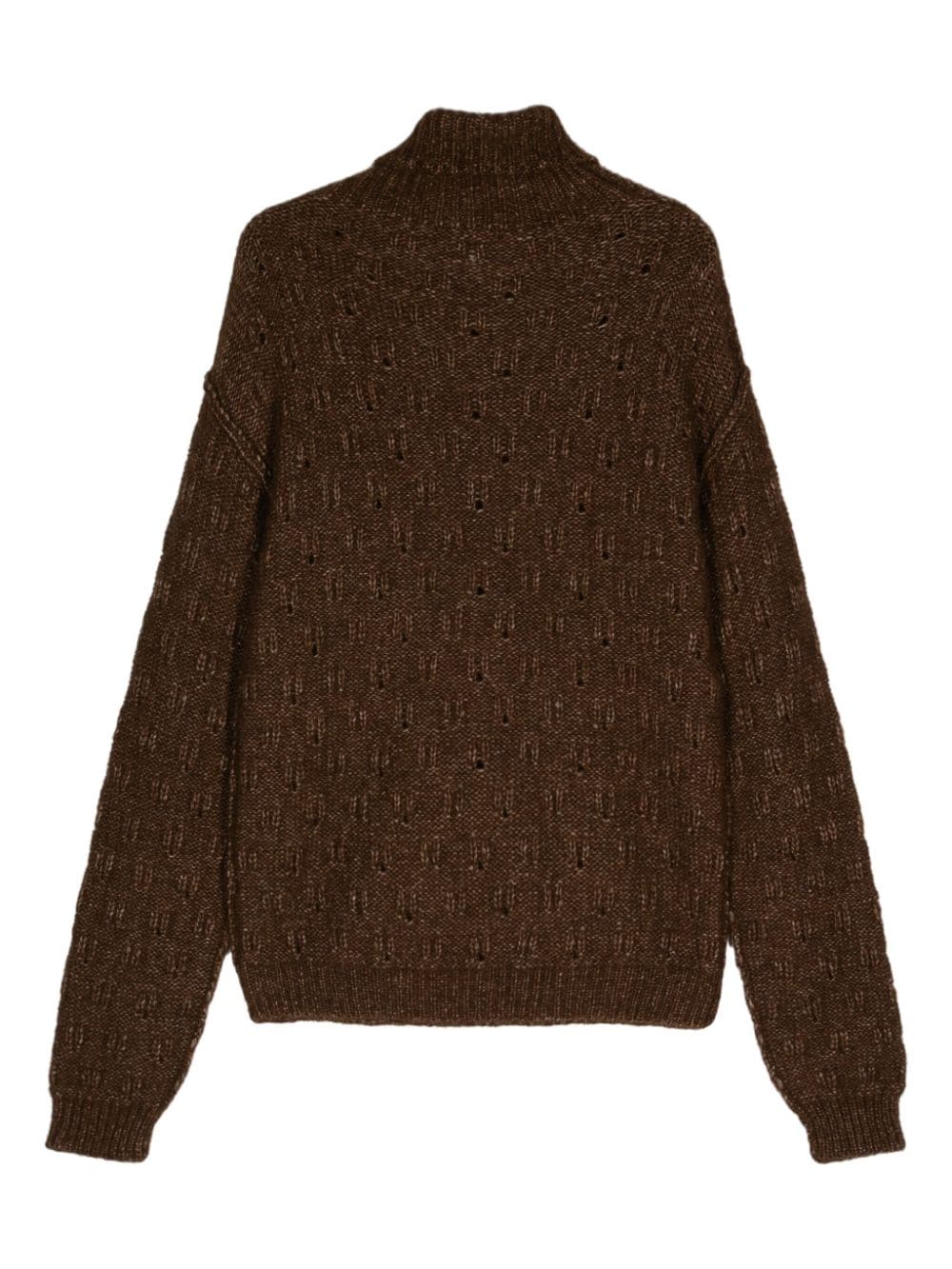 Shop Ramael Puno Sweater In Brown