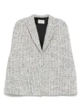 Coperni tweed tailored cape - Black