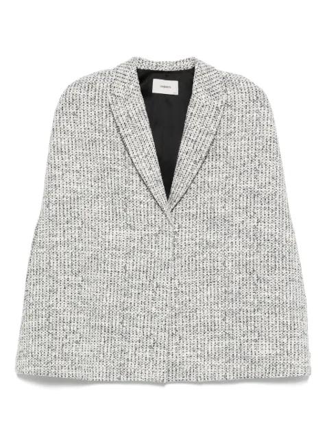 Coperni tweed tailored cape