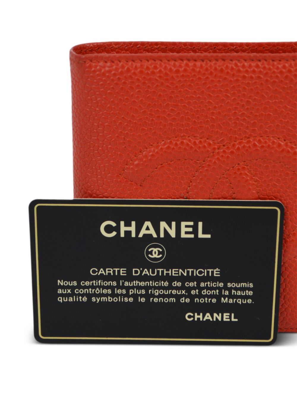 CHANEL 1998 CC bi-fold leather wallet Women