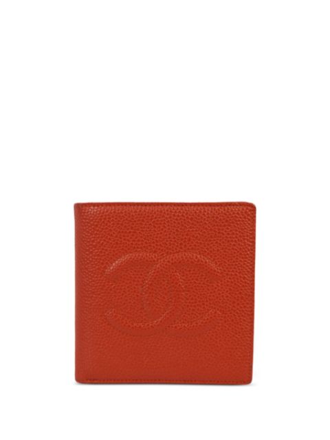 CHANEL 1998 CC bi-fold leather wallet Women