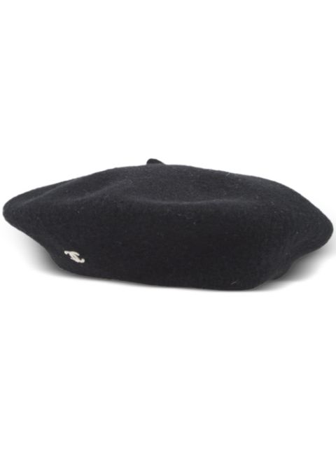 CHANEL 1990s-2000s CC wool beret Women