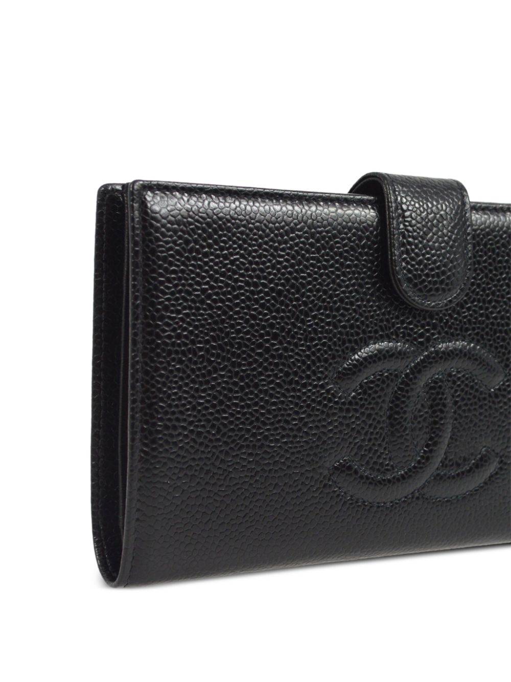 CHANEL 2000 CC leather wallet Women