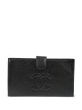 CHANEL Pre-Owned 2000 CC leather wallet - Black