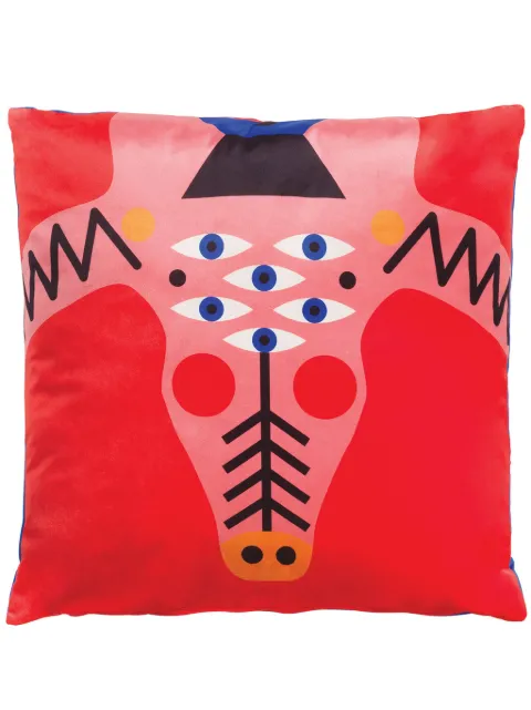 Qeeboo Oggian Crocopink cushion (45cm x 45cm)