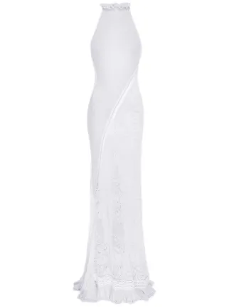 Roberta Einer Lily Knitted Maxi Dress | White | FARFETCH Roberta Einer Lily Knitted Maxi Dress | White | FARFETCH