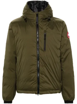 Canada Goose Lodge Hoody Puffer Jacket Green FARFETCH
