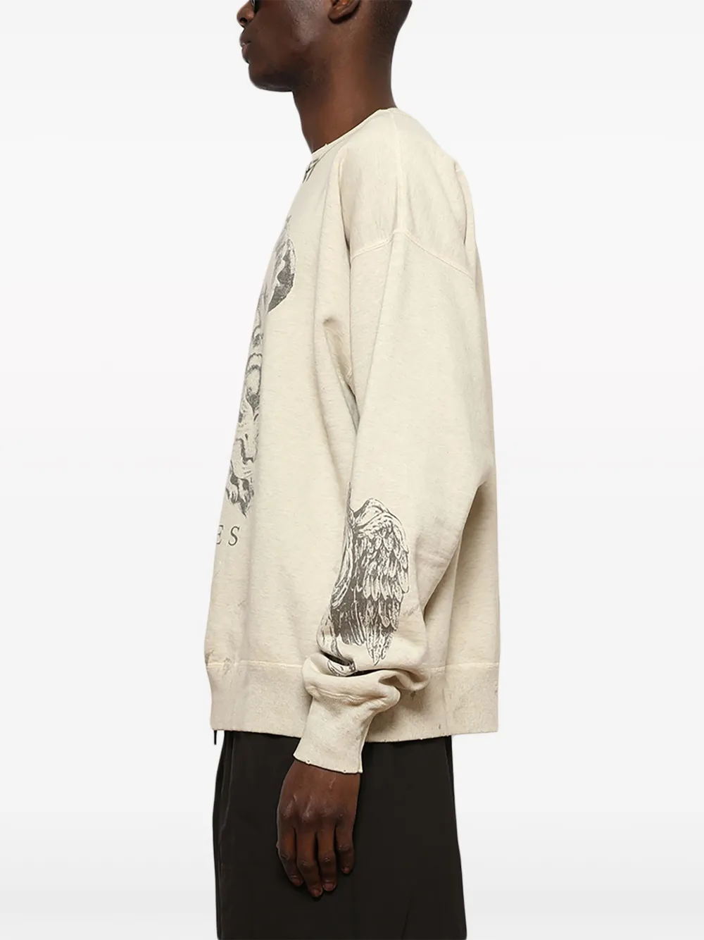 SAINT MXXXXXX Katoenen sweater Beige